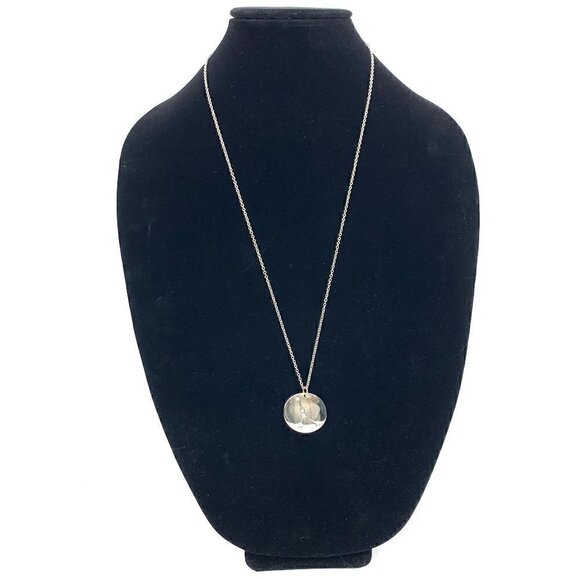 White Gold Plated Zodiac Cancer Pendant Necklace June 22-July 22 15" Drop - Picture 3 of 11